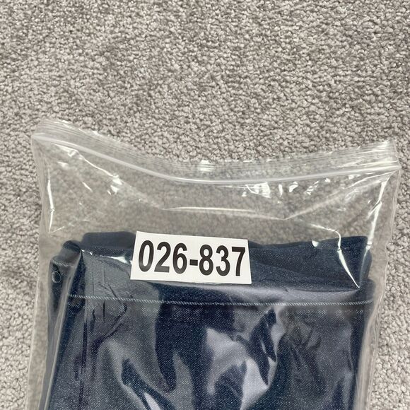 American Quality High Rise Denim Jeans Juniors 13 Dark Blue Distressed 30x30 NWT - Picture 15 of 15